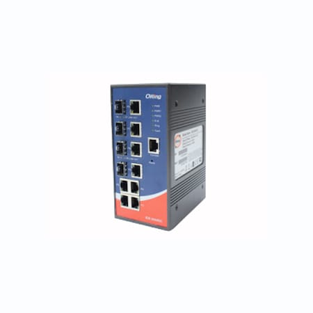 Rugged 4x 10/100/1000TX + 4x 100/1000 Combo(RJ45/SFP) Support DDM